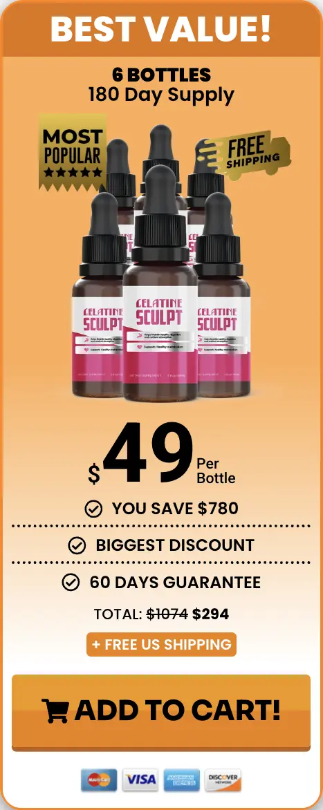 Gelatine Sculpt 6 bottles