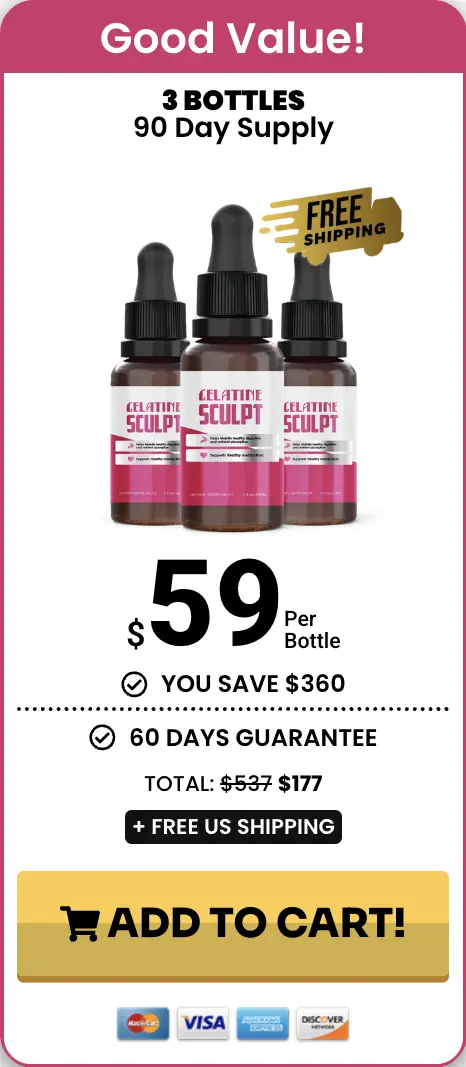 Gelatine Sculpt three bottles order